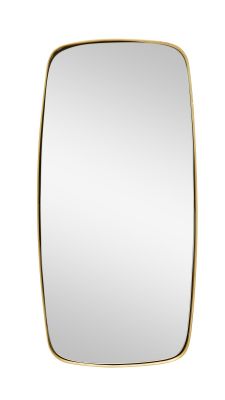 Mirror Brass Wandspiegel Hübsch Interior EINZELSTÜCKE